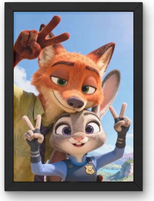 Gyerekszoba poszter Mese Állatkert A4-es méret