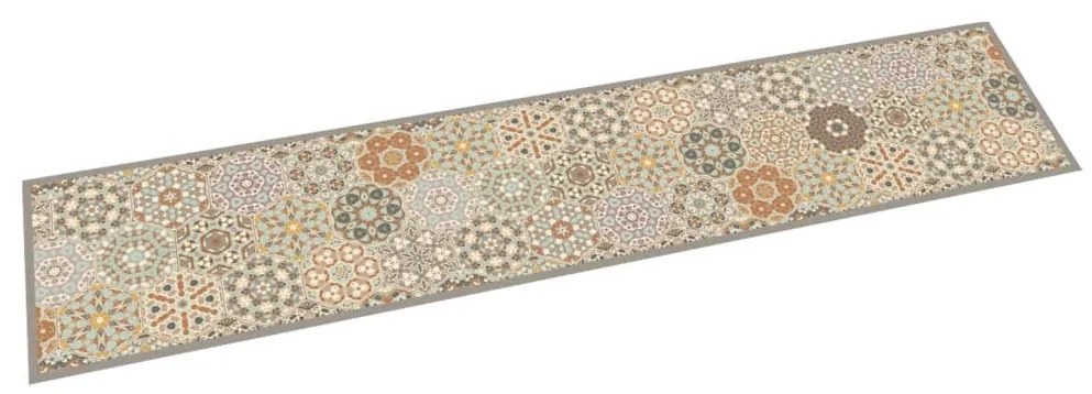 mosható hatszögletű pasztell bársony konyhaszőnyeg 60x300 cm