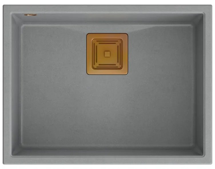 gránit mosogató DAVID 50 Grey Metallic