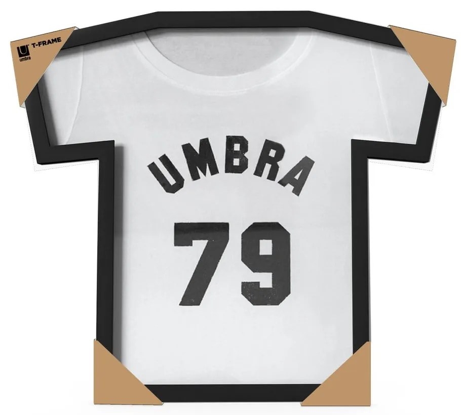 Fekete műanyag fali képkeret 50x54,5 cm T-Frame – Umbra
