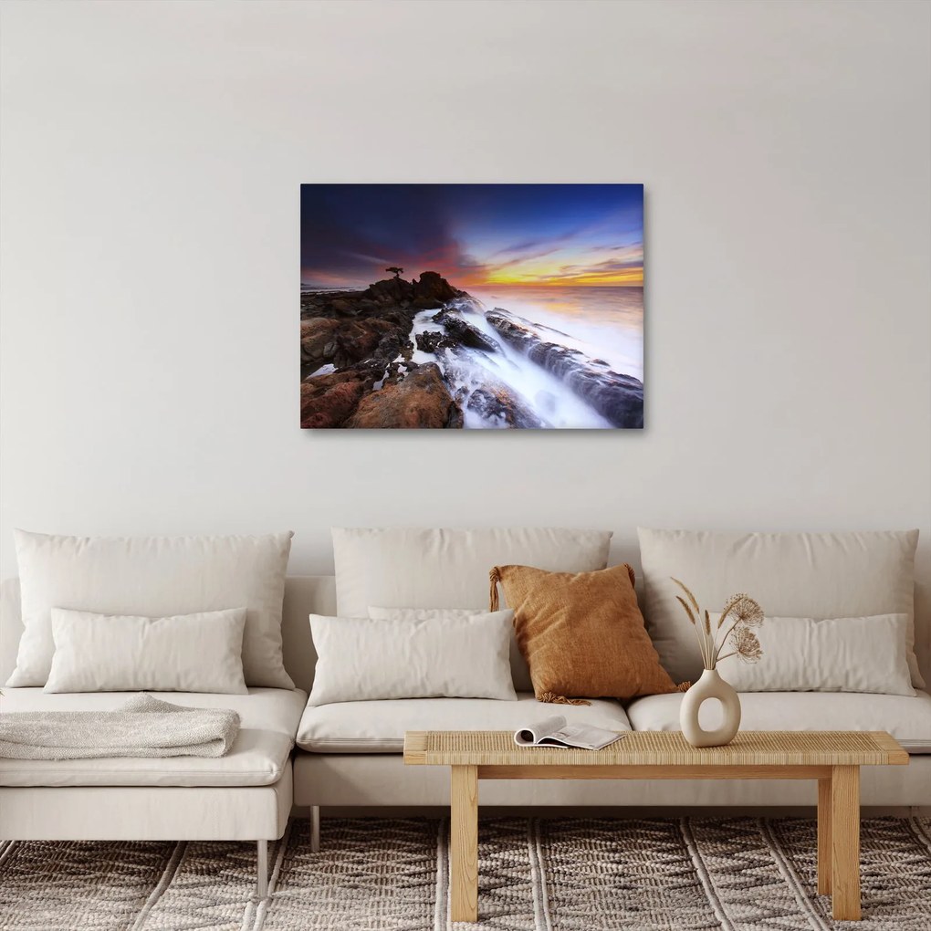 Hegy a ködben képe (70x50 cm)