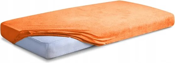 Gumis frottír lepedő 180x200 Premium Matex, narancssárga_49