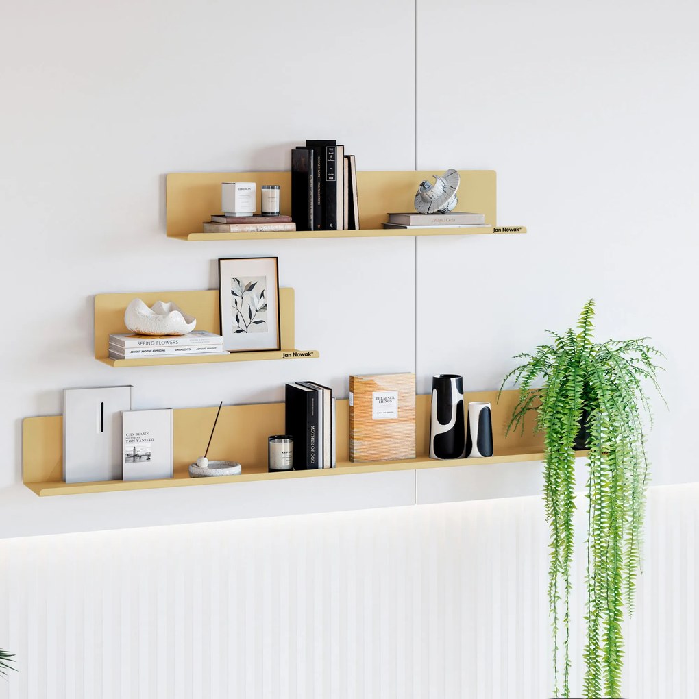 Fali polc JOANNE 400 mm, Fresh Style: bézs