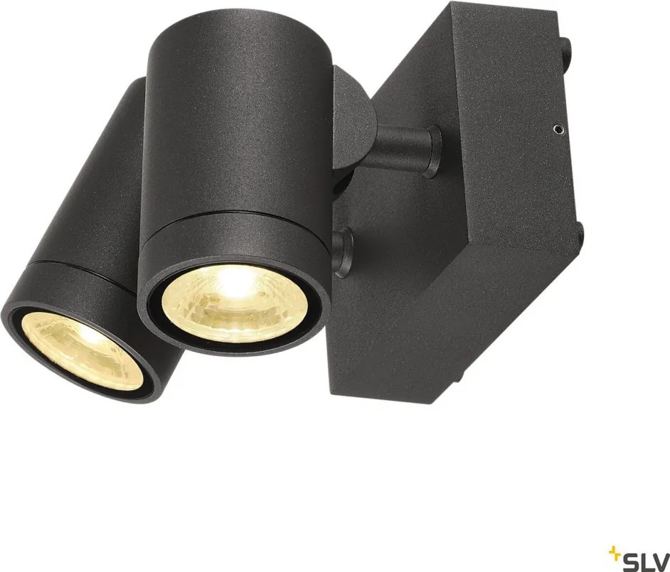 SLV 233255 HELIA Modern Kültéri Fali Lámpa Antracit LED IP65