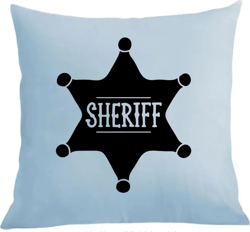 Párna+párnahuzat Sheriff Cowboy Ajándék