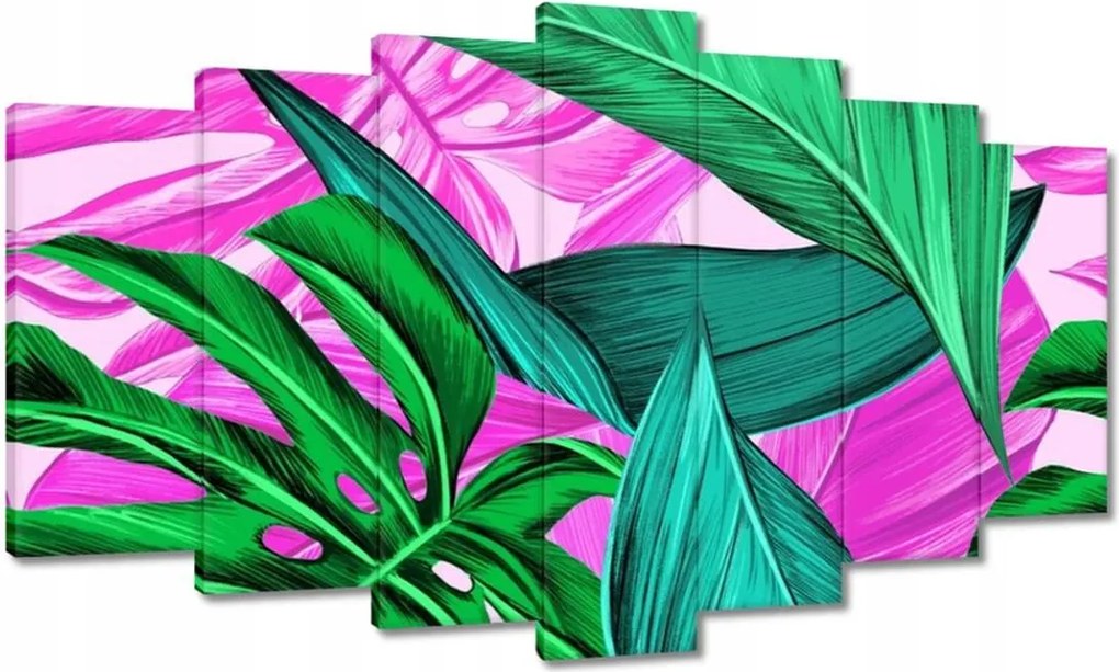 Vászonkép 140x80 Levelek Monstery Trópusok