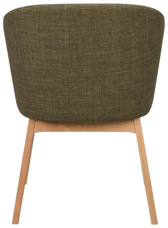 Zöld kárpitozott étkezőfotel szett 2 db-os Windham – Rowico