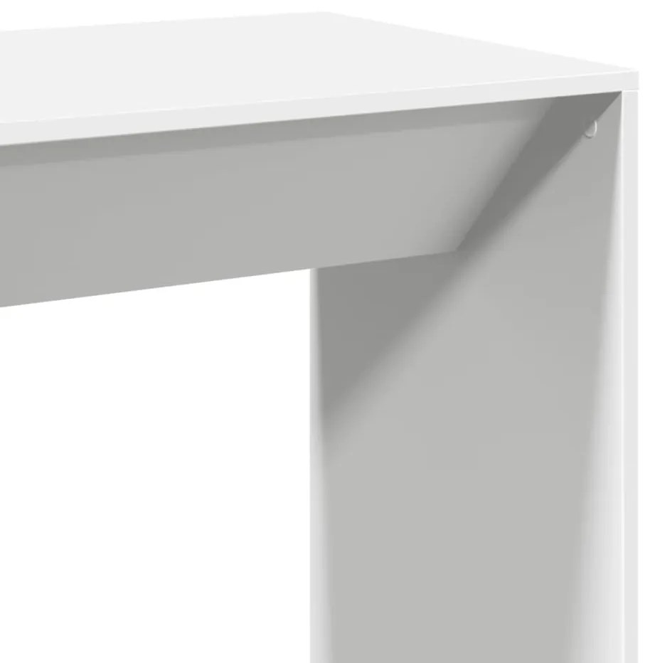 fehér szerelt fa bárasztal 102 x 50 x 103,5 cm