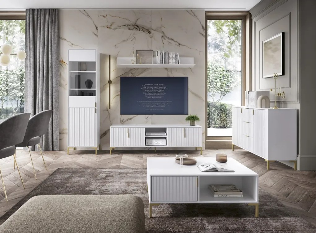 FLINN FL01 RTV 4D BIAŁY/BIAŁY MAT 5W+