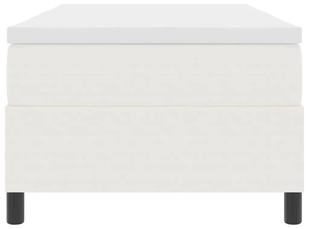 Box Spring Ágy Matrac Cream 100x200 cm Kordbársony