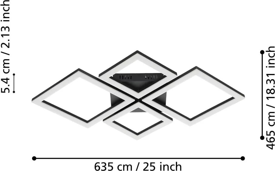 LED okos mennyezeti lámpa 42 W PARANDAY-Z – EGLO