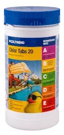 POOLTREND KLÓRTABLETTA 20 G-OS, 1KG LASSAN OLDÓDÓ