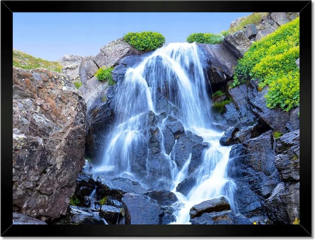 Poszterek keretben 40x30 Vízesés Tájképek