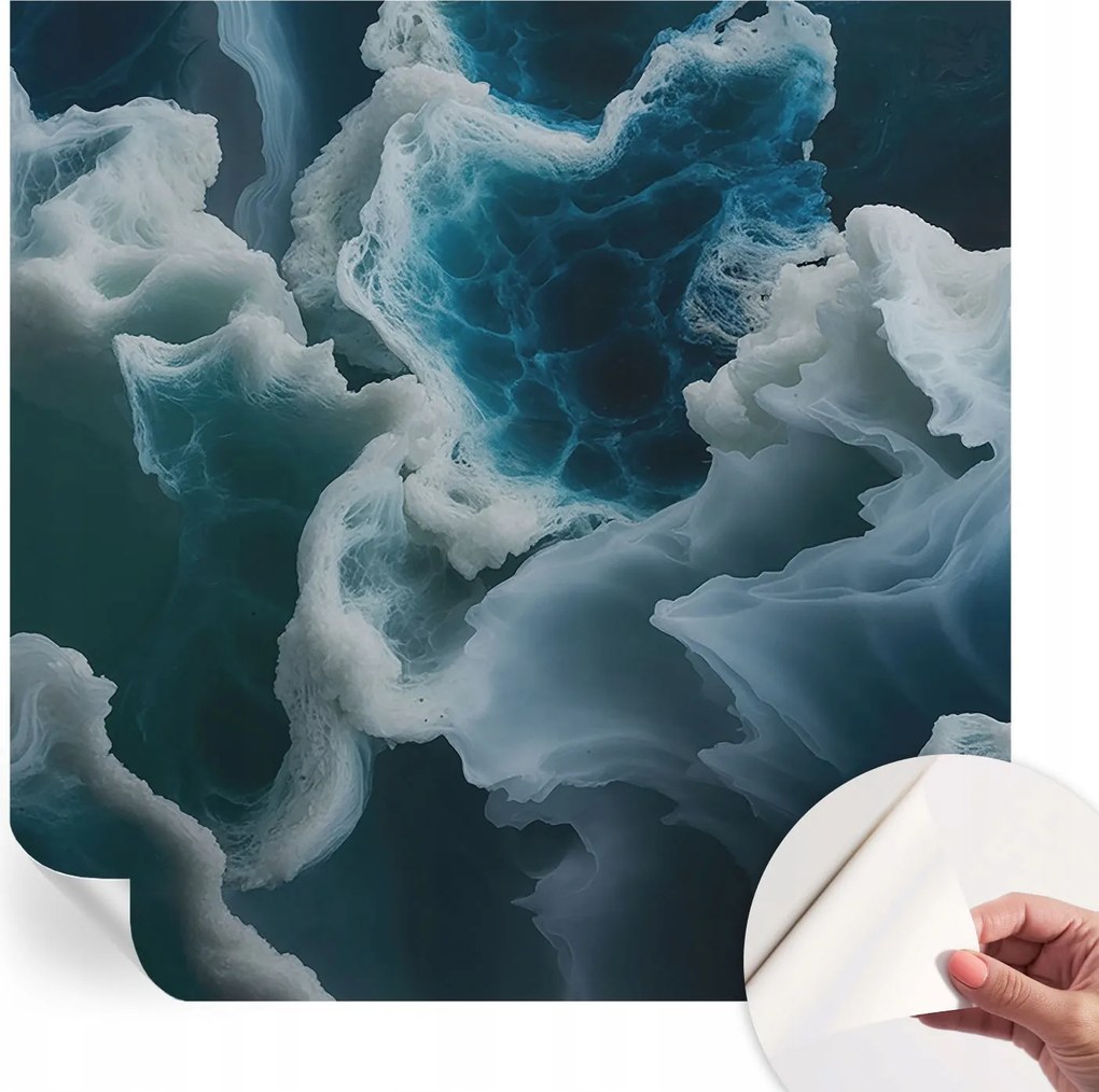 Dekoratív öntapadós fotótapéta Hálószobába Tengeri hullámok 250x250 cm