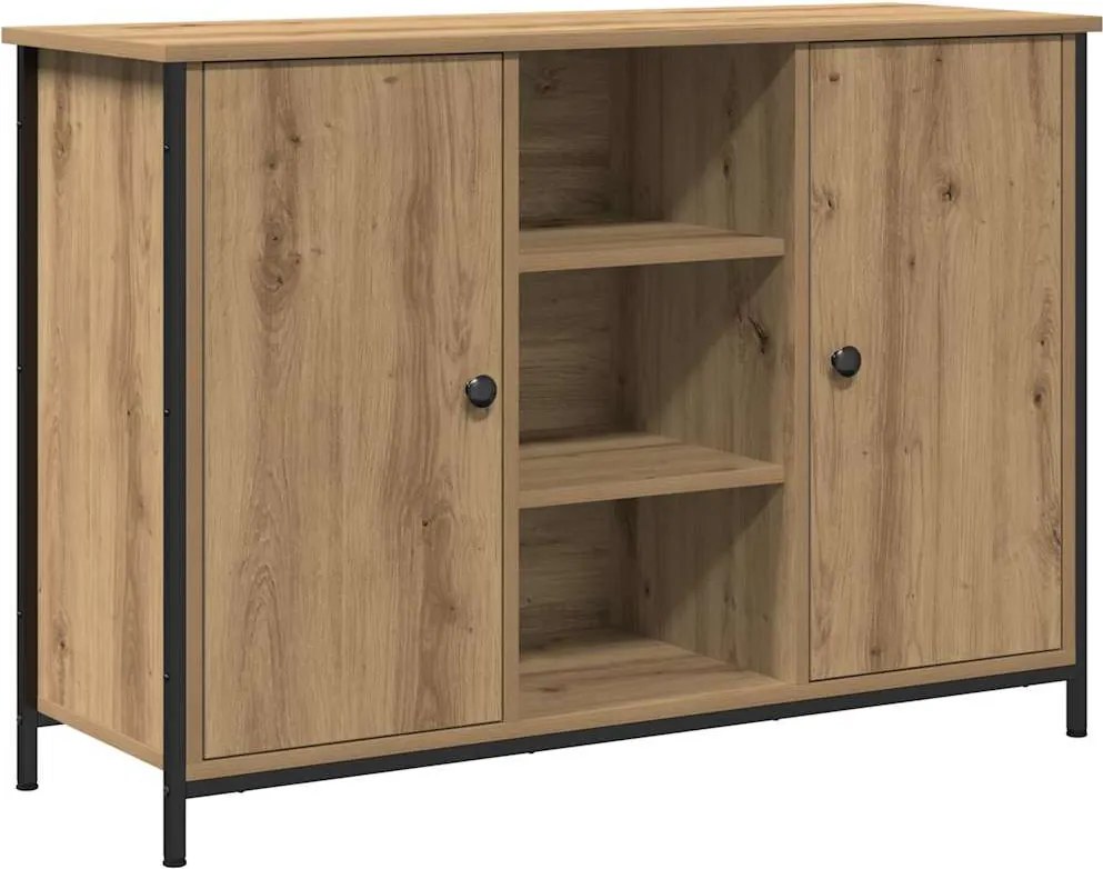 vidaXL Széf Artisan tölgy 100 x 35 x 70 cm