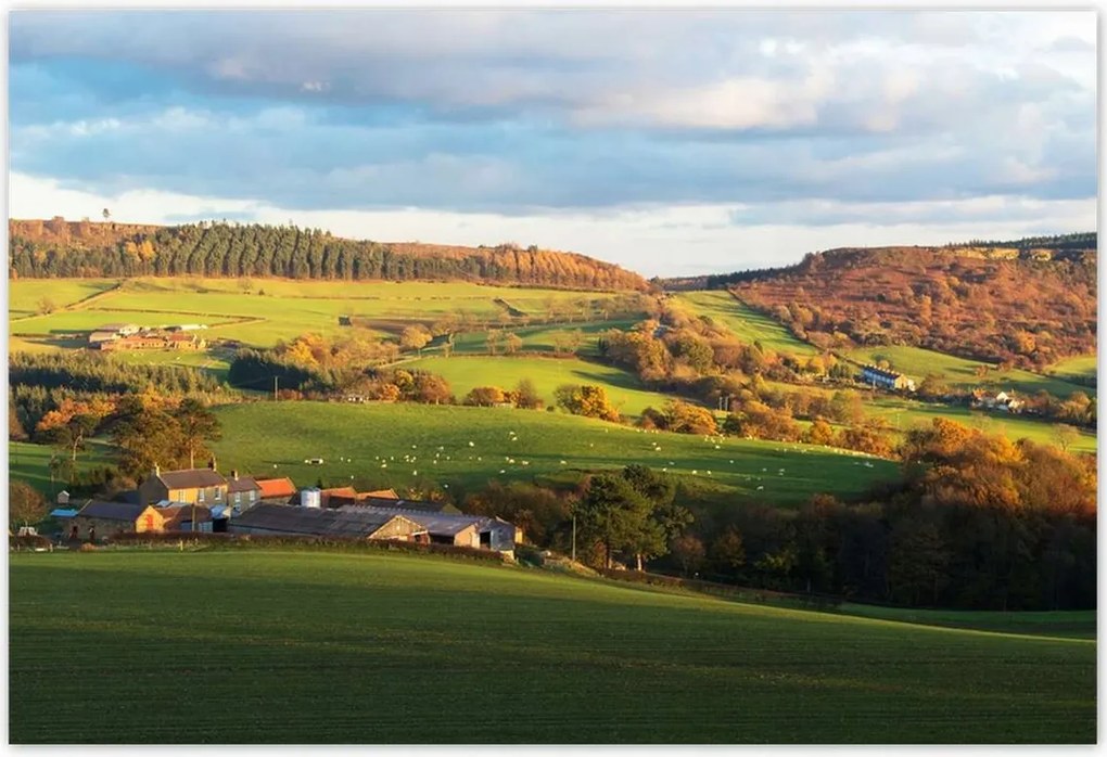 Poszterek 185x125 Hegyi völgy