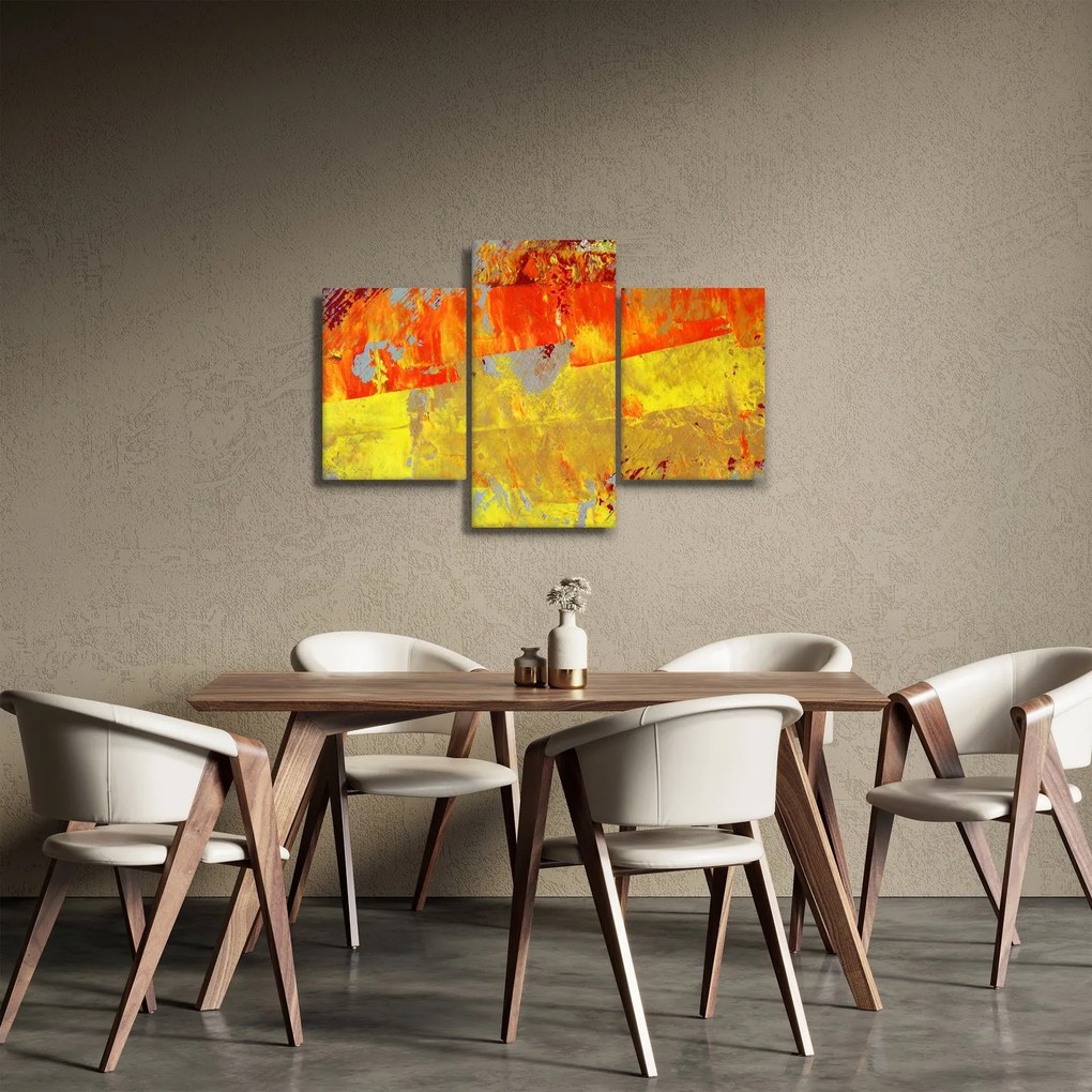 Absztrakció kép - festmény (90x60 cm)