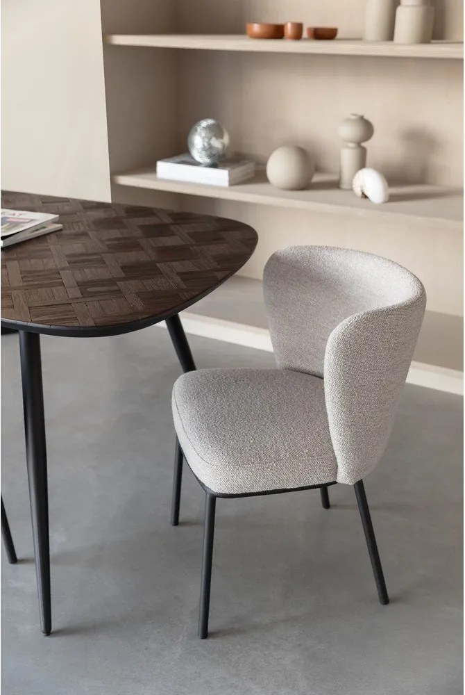 Teakfa étkezőasztal 90x180 cm Webster – White Label