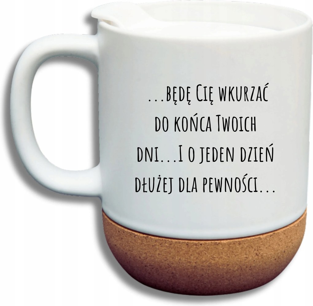 Fehér Bögre Parafa Vicces Ajándék Az Életed Végéig