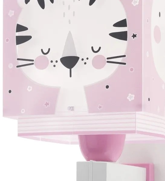 Dalber 63119S - Gyermek fali lámpa JUNGLE 1xE27/15W/230V rózsaszín