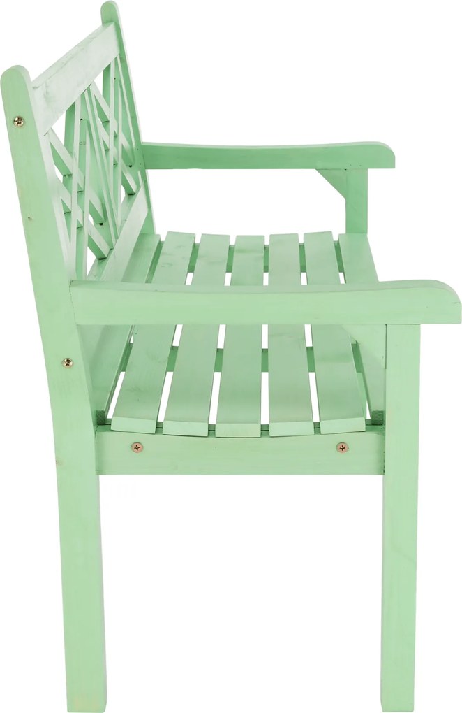 Fából készült kerti pad, neo mint, 124 cm, FABLA