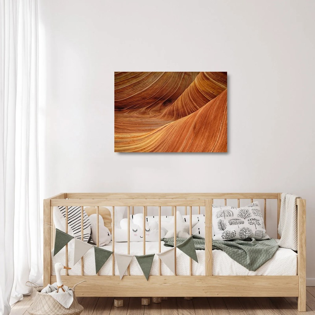 Kép - Vörös homok (üvegen) (70x50 cm)