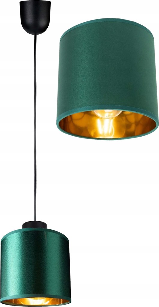 Függőlámpa Túlnyúló mennyezeti csillár Lámpabúra arany