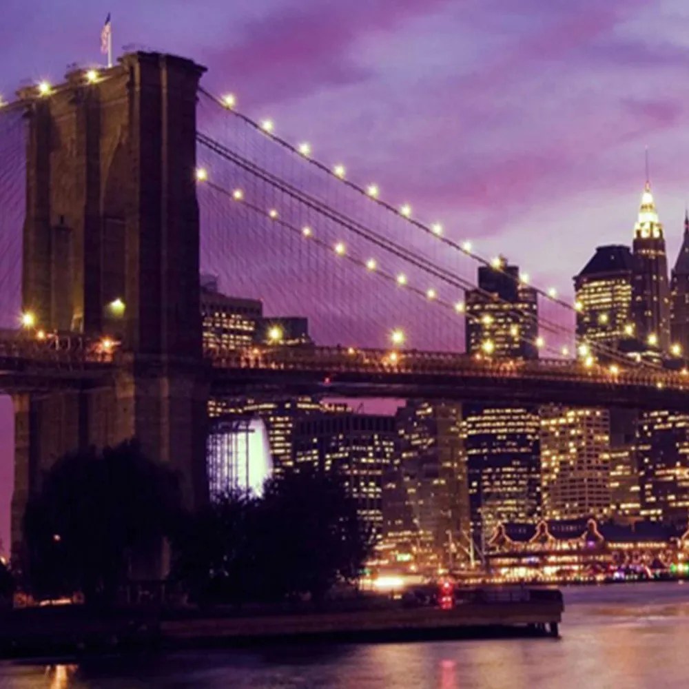 Gario Paraván Manhattan lilába merülve Méret: 180 x 170 cm, Kivitelezés: Klasszikus paraván