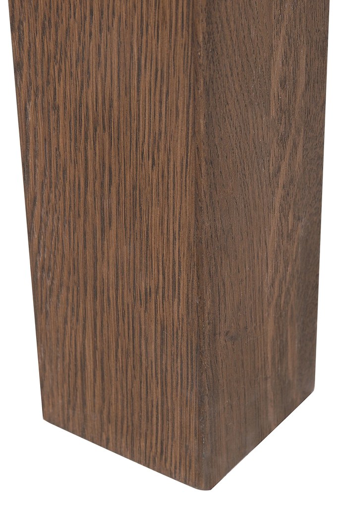 Klasszikus Sötétbarna Fa Étkezőasztal 150 x 85 cm NATURA Beliani