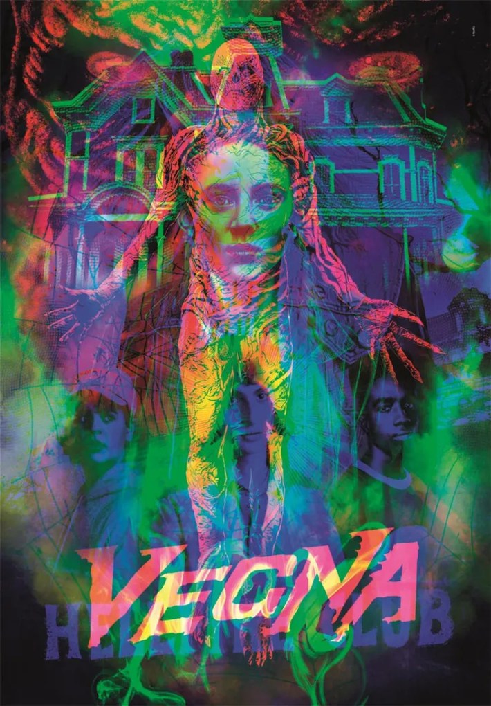 Stranger Things Vecna&#039;s Curse 520 db-os puzzle LED-es keretben Clementoni