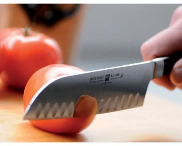 Wüsthof CLASSIC japán konyhakés 17 cm fekete markolattal