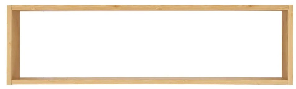 Ember fali polc bambusz, natúr, 70x15x19,5 cm