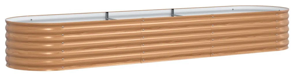 Kerti magaságyás Barna 320 x 80 x 44 cm Acél