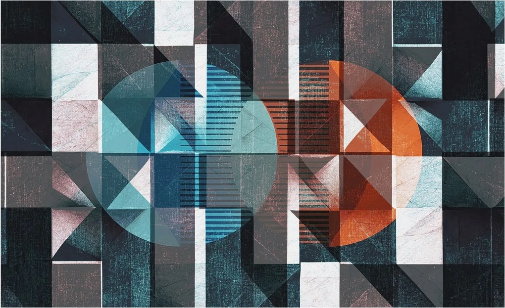 Fotótapéta Flizelin Dekoratív Hálószoba Absztrakt formák 416x254