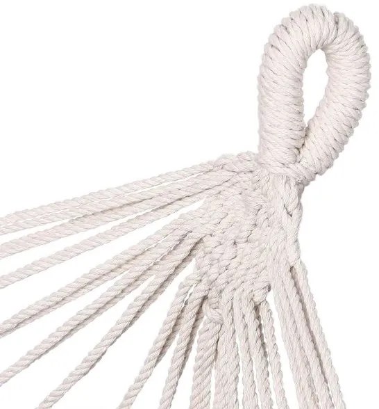 Deuba Hintaágy bojtokkal 320x150 cm - szürke