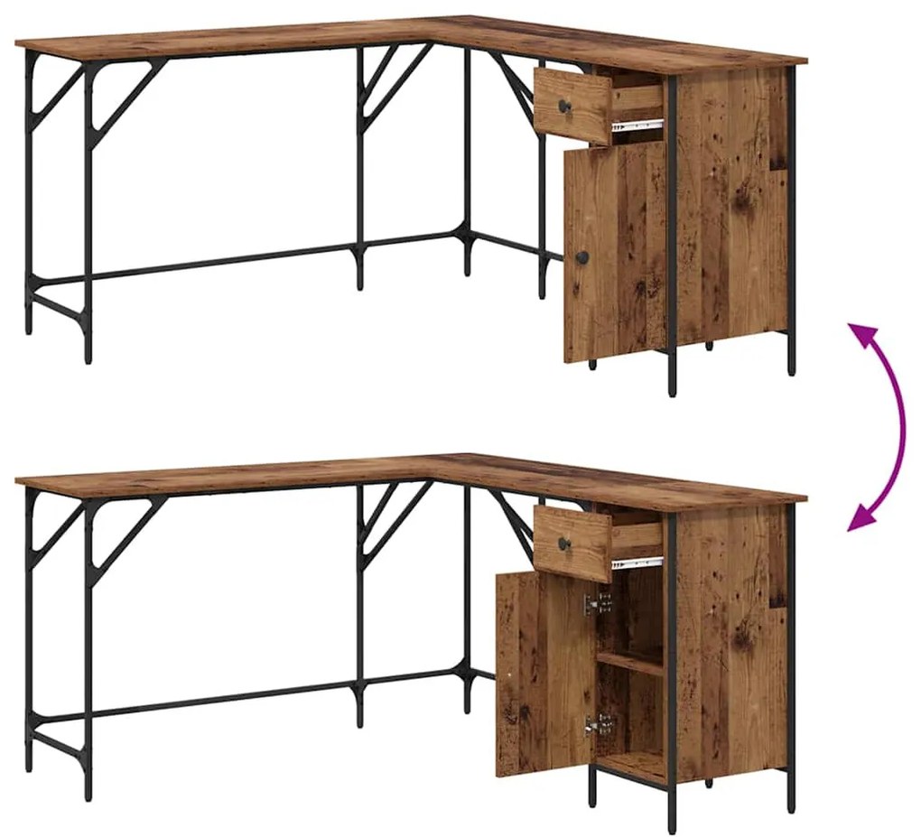 Asztal Öreg fa 141 x 141 x 75 cm Faanyag