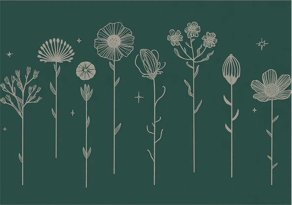 Flizelin fotótapéta Flizelin Design Finom virágok 208x146