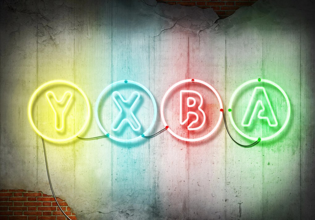 Ifjúsági fotótapéta Gaming Pad feliratok 208 x 146