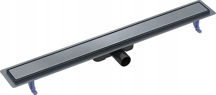 Lineáris Lefolyó Kétoldalas Cersanit Tako 70 CM Fekete Gun Metal S204-063