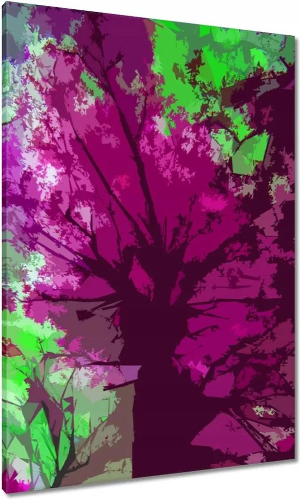 Vászonkép 70x100 Absztrakt Fák Ősz