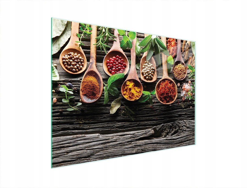 Üveg Vágódeszka 40x30 Fűszerek Edzett Üveg