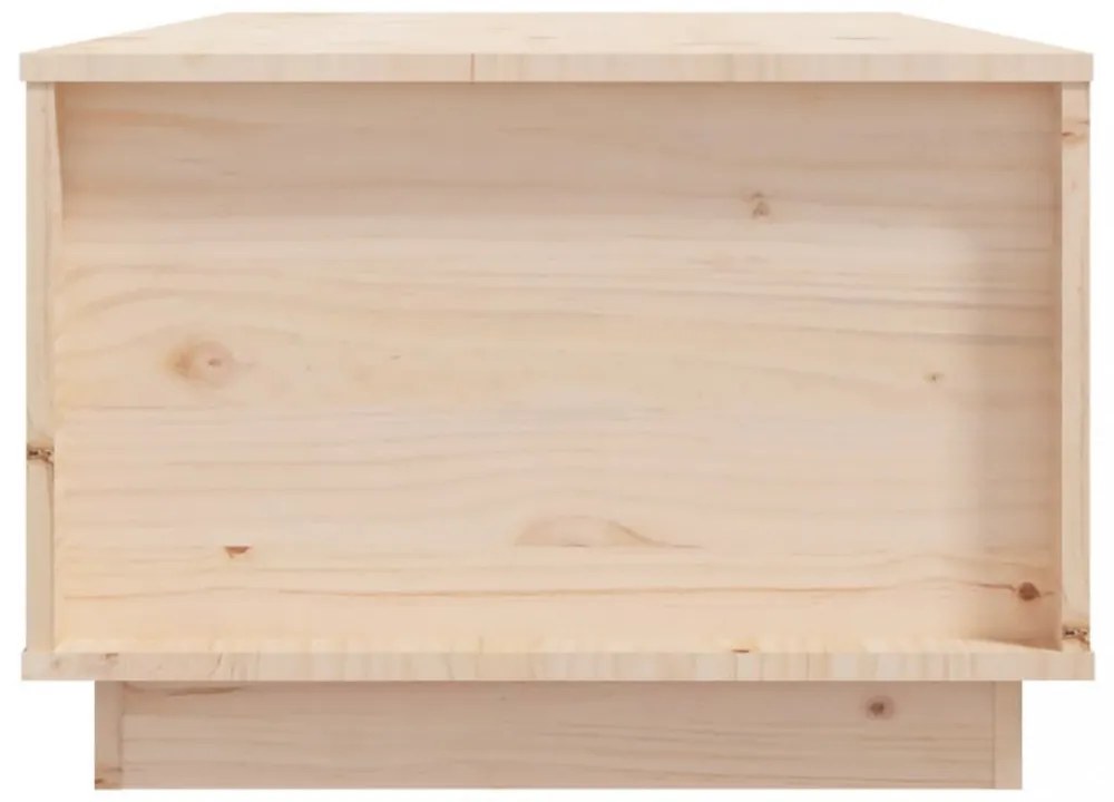 tömör fenyőfa dohányzóasztal 100x50x35 cm