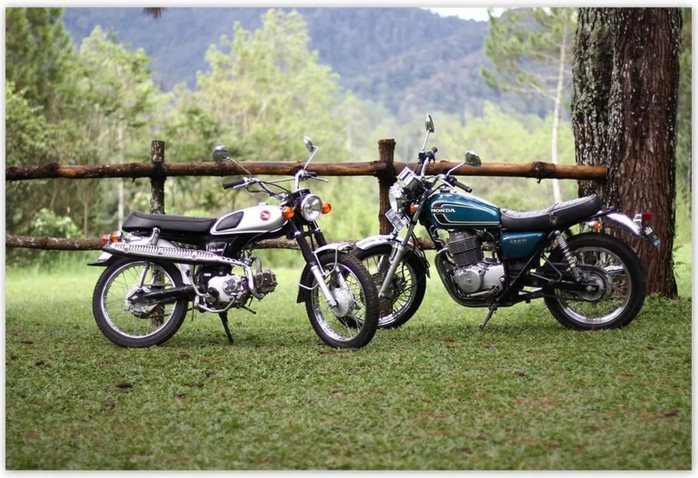 Poszterek 200x135 Klasszikus motorkerékpár Motor