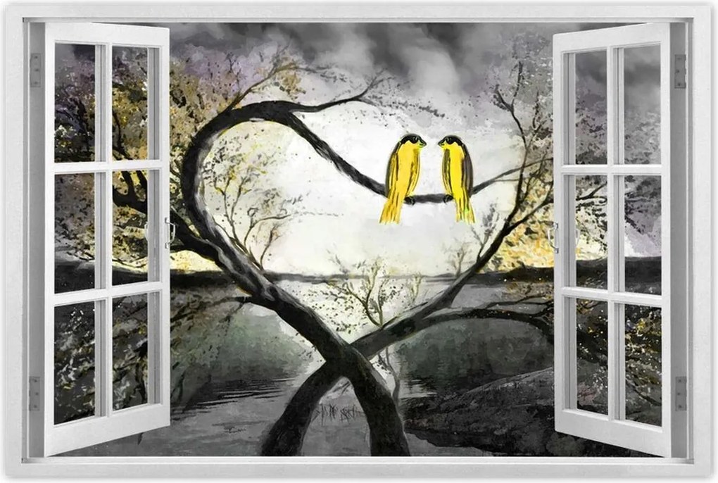 Poszterek 90x60 Randevú az éjszakai fényben