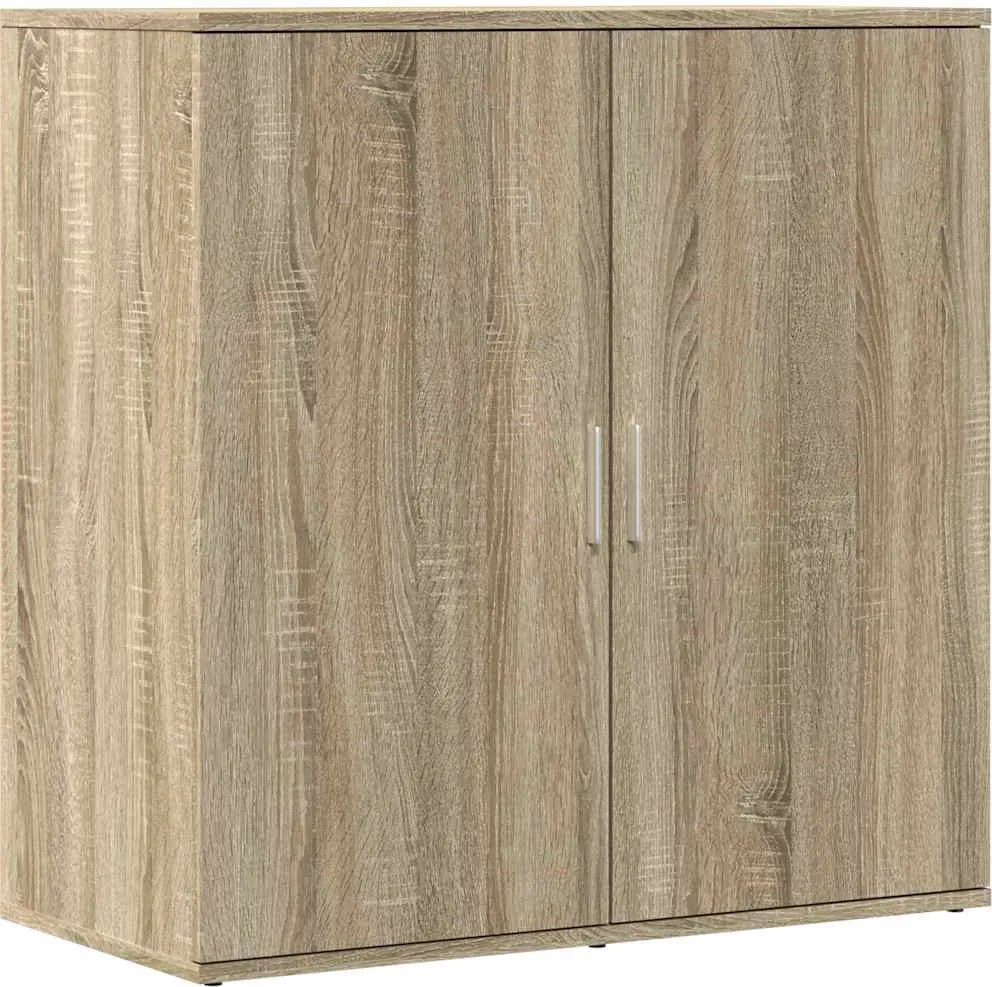 vidaXL sonoma tölgy színű szerelt fa tálalóasztal 79 x 38 x 80 cm