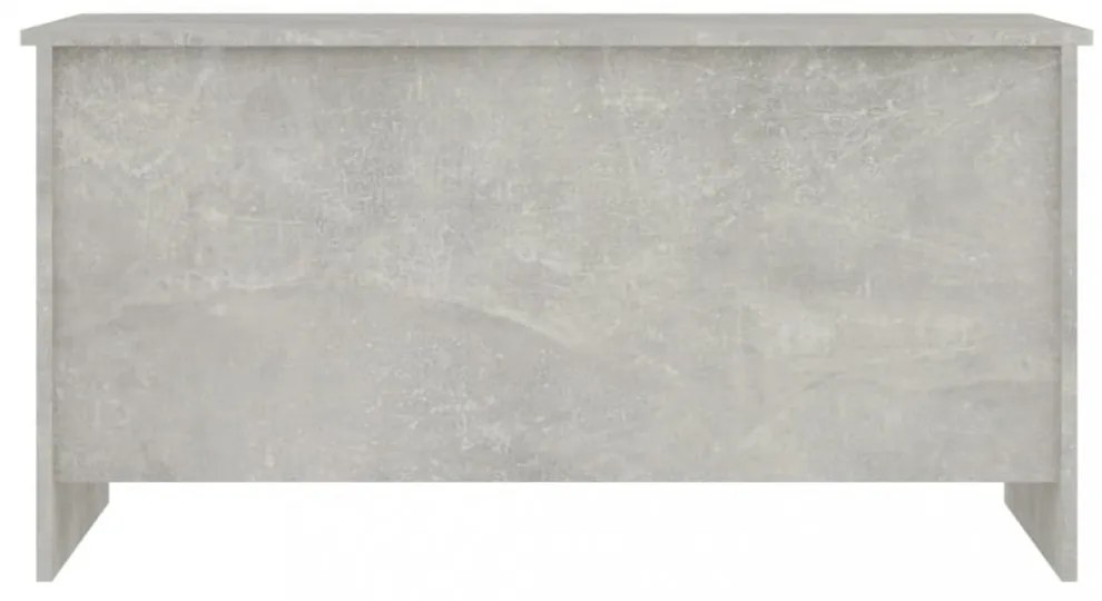 betonszürke szerelt fa dohányzóasztal 102 x 55,5 x 52,5 cm