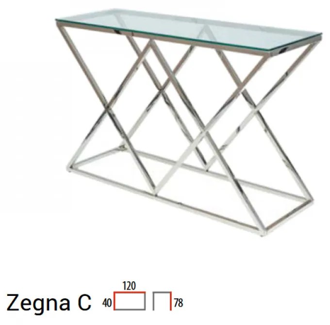 Zegna C konzolasztal
