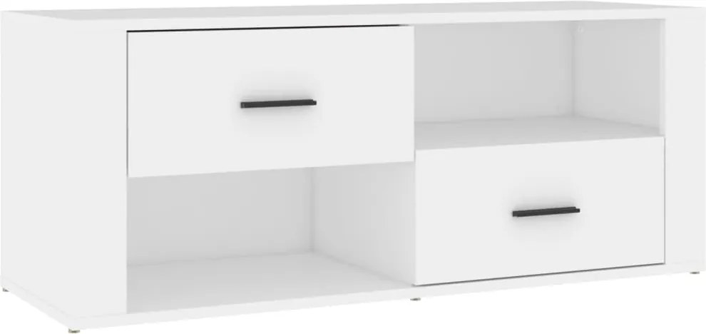 vidaXL fehér szerelt fa TV-szekrény 100 x 35 x 40 cm