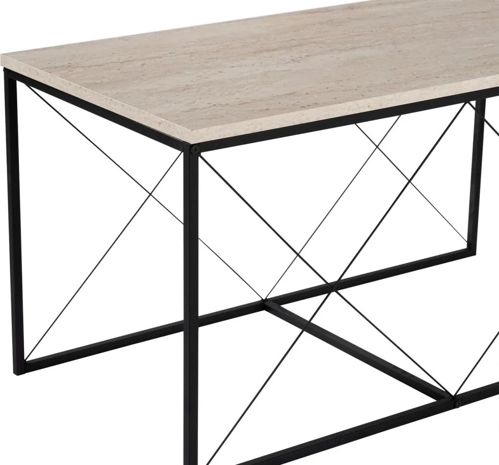 Defne - Black, Travertine