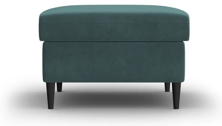 Petróleum színű bársony lábtartó Kyoto – Cosmopolitan Design
